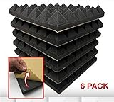 RESON8 Acoustic Foam | DIY easy PEEL AND STICK foam adhesive | Sound Foam Panels | 2