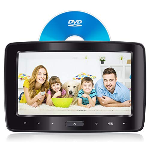Headrest DVD Player for Car Can Use Both in Car or at Home as DVD Player eRapta Second Generation
