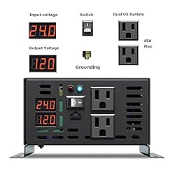 WZRELB 800W 24V 120V Pure Sine Wave Power Inverter