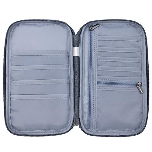 FLYMEI Travel Wallet Passport Holder, Family Passport Holder with Hand