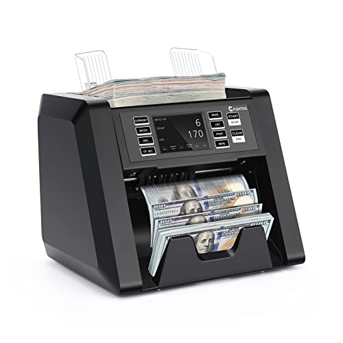 Cashtek N30 Money Counter Machine Mixed Denomination, Multi Currency