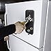 Master Magnetics Magnetic Bottle Opener and Cap Catcher, Brushed Stainless Steel, 5