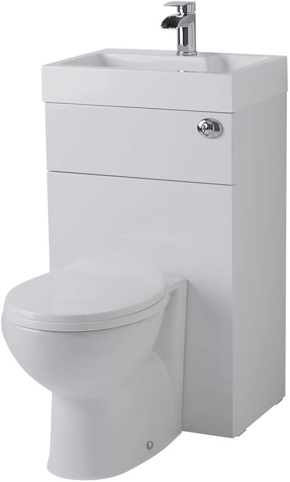 Hudson Reed WC avec LaveMains Intégré Coffrage Réservoir Amazon.fr Cuisine & Maison