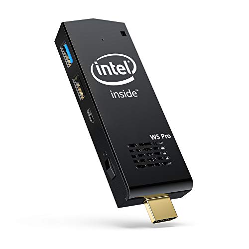 W5 Mini PC Stick Intel Atom Z8350 Windows 10 Pro 2GB DDR3/32GB eMMC, 4K HD, 2.4/5G Dual Band WiFi, Bluetooth 4.2