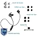iClever Bluetooth Headphones Running - Sports Headphones Sweatproof, HI-FI Stereo Richer Bass, AptX, Long Playtime, Microphone - V4.1 Bluetooth Wireless Earbuds Workout Gym Exercise Jogging, Black