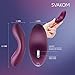 SVAKOM Echo Mini Rechargeable Luxury Women Clitorial Vibe Clitorial Stimulation Vibrator New Sex Toy Female Fetish Toys for Women Stimulator Foreplay G-spot Masturbation for Students(Violet/Pink