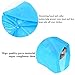 Silkclo 2 Pack Kids Children Rain Ponchos,Portable Reusable Raincoat with Hood and Sleeves,for Theme Parks, Sporting Events, Camping, Traveling, Concerts Or Some Emergencies (Blue)
