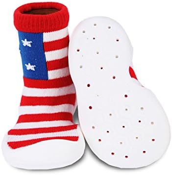 GGOMOOSIN Baby Boys Girls First Walking Shoes-The Star-Spangled Banner US 5.5/Asia 125 (KGSHSN05)