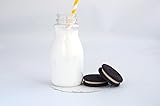 Set of 10 Plastic Round Bottles with Snap on Lids