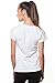 JUNIORS I LOVE NY CAP SLEEVE T-SHIRT WHITE (Large)