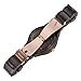 IWOODEN Ebony Wood Watch Analog Quartz Wrist Watch For Men Vintage Handmade Watch with Watch Box Gifts for Men (blue)