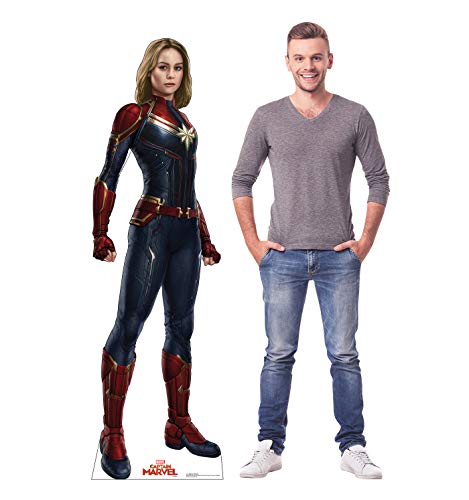 Advanced Graphics Captain Marvel Life Size Cardboard Cutout Standup - Captain Marvel (2019 Film)