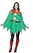 Fun World Women's Elf Poncho Adult Adult Costume, Multi-Colored, Standard