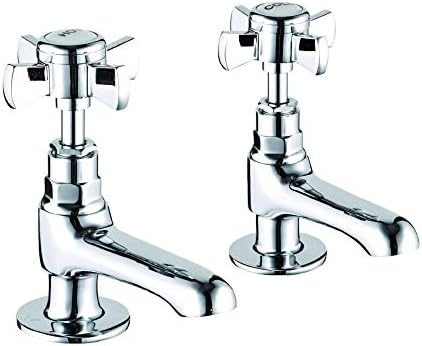 Niagara 9133 Bayswater Basin Taps Bathroom Brassware, Chrome