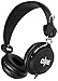 Sentey LS-4124 Curve On-Ear Headphones with In-Line Microphone (Black)