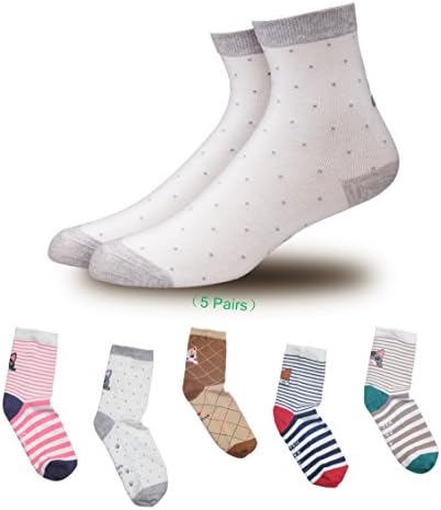 Women Socks Cool Basketball 5-Pack #BD1944 VT413K14