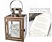 Dulaya Memories In Art Sympathy Gift Lantern with LED Candle to Express Condolences
