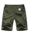 Jessie Kidden Mens Hiking Pants Convertible Quick Dry Lightweight Zip Off Outdoor Fishing Travel Safari Pants (225 Army Green 36)