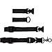 The Buddy System Adjustable Hands Free Dog Leash, Hand-Free Leash for Running, Jogging, Walking, Hiking and Training Service Dogs, Versatile All Dog Sizes - Made in USA - Regular, Black