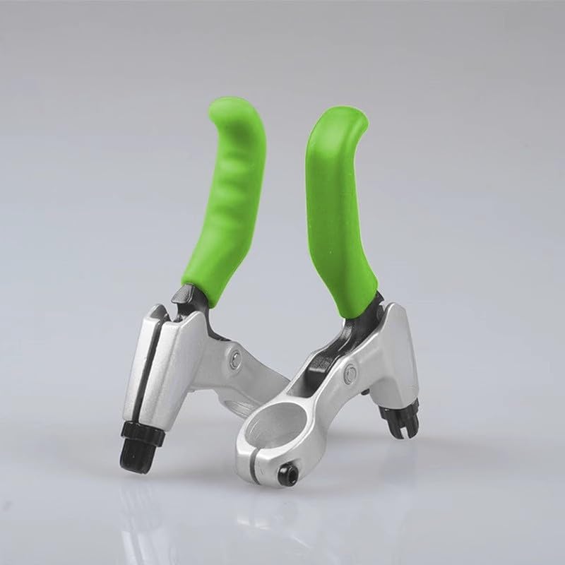 Kuuleyn Bicycle Brake Handle Cover,5 Colors Bike Brake Lever Cover Silicone Grips Anti-Slip Waterproof Protector Cycling Accessory(Green)
