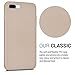 kwmobile Case Compatible with Apple iPhone 7 Plus/iPhone 8 Plus Case - Soft Slim Protective TPU Silicone Cover - Beige Matte