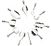 RoseSummer 10pcs 3D Gelatin Art Tools Metal Jelly Cake Needles for Decor Art Gracilaria (Type 1)