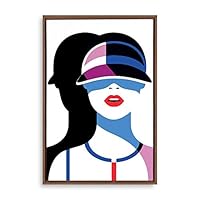 Framed Canvas Wall Art Abstract Colorful Canvas Prints Home Artwork Decoration for Living Room,Bedroom - 16x24 inches