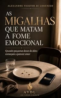 Livro AS MIGALHAS QUE MATAM A FOME EMOCIONAL.: Quando pequenas doses de afeto começam a parecer amor