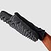 Curl Hair Sponge Gloves Tutorial for Barbers Wave Black Twist Brush Styling Tool For Men and Women Curly Hair Care Dreads Afro Locs Twist Dreadlocks Coil By Kasimedo(1 Pair)