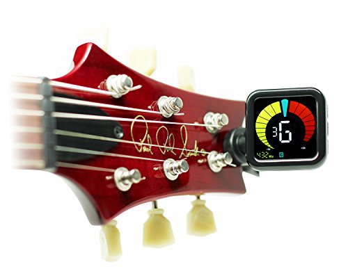 KLIQ UberTuner - Clip-On Tuner for All Instruments - with Guitar, Bass, Violin, Ukulele & Chromatic Tuning Modes