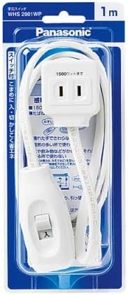 Amazon Co Jp パナソニック スイッチ付き延長コード 1m Whs2901wp 家電 カメラ