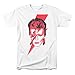 Popfunk David Bowie Aladdin Sane Album Art T-shirt (X-Large) White
