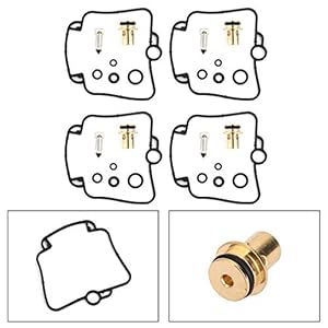 Artudatech Moto Carburateur Rebuild Kit, 4 Set Carburateur Carb Rebuild Kit Reparatie Tool voor SUZU-KI GSF 1200 Bandit…