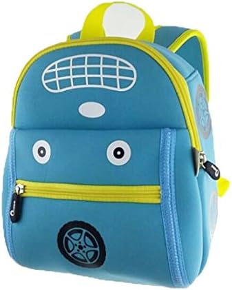 Qrose Preschool Little Kid Backpack Neoprene Animal (Car)