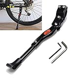 Z ZICOME Adjustable Aluminium Alloy Bike Kickstand, Black