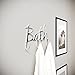 Comfify Modern Style Bath Wall Mount Towel Holder and Robe Hook - Hand-Cast Aluminum Bathroom Hanger Decor w/3 Hooks for Towels, Robes, Clothing - Silver Color