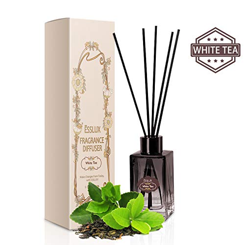 ESSLUX Room Diffuser, Home Fragrance Diffuser Premium Quality for Home and Office, Air Freshener & Home Decor & Ideal Gift-White Tea - Thumbnail 7