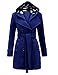 Women's Military Button Hooded Fleece Belted Jacket