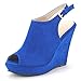 DREAM PAIRS Women's Open Peep Toe High Platform Summer Wedge Sandals