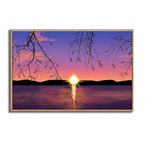 Framed Canvas Wall Art for Living Room, Bedroom Dreamland Theme Canvas Prints for Modern Home Decoration Ready to Hang - 16"x24" inches