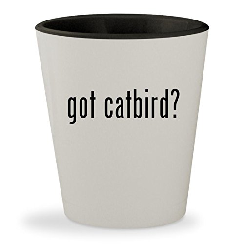 got catbird? - White Outer & Black Inner Ceramic 1.5oz Shot Glass got catbird? - White Outer & Black Inner Ceramic 1.5oz Shot Glass