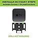 HIDEit Mount for Apple TV 4K - Apple TV Wall Mount Compatible with 1st and 2nd Gen
