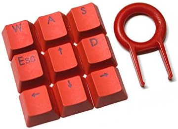 Injetech PBT Backlit Keycaps 9 Keyset Double Shot Key Caps With Key Puller For Cherry MX Switches