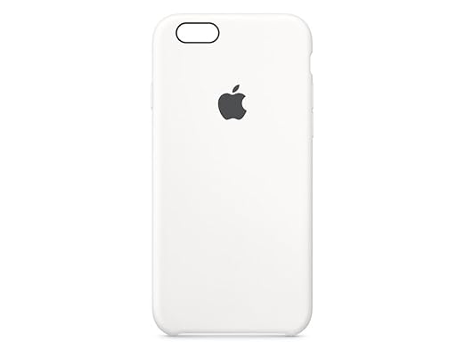Apple Silikon Case (iPhone 6s) - Weiß
