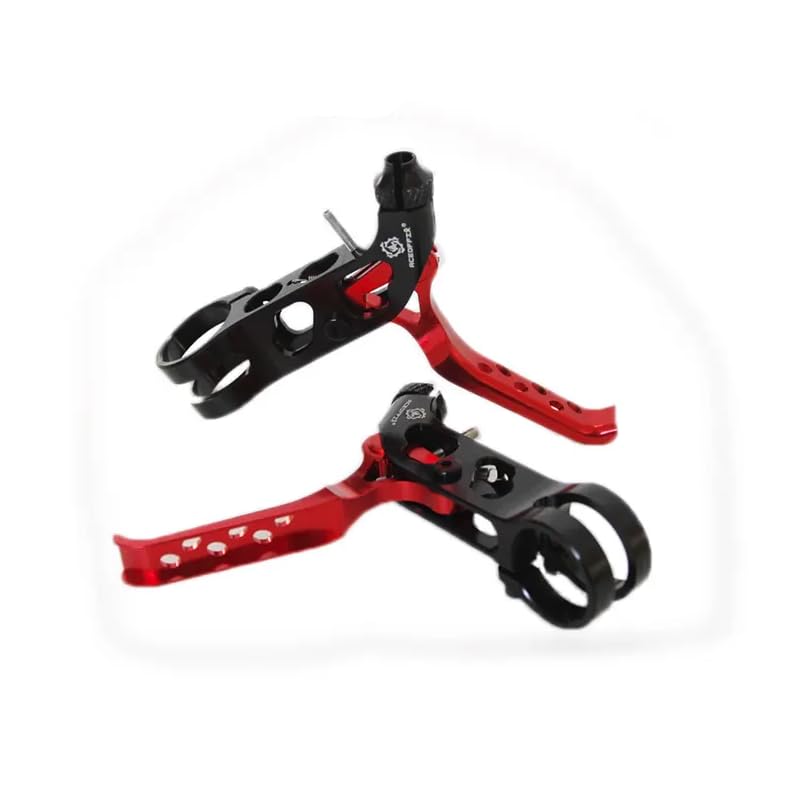 London Craftwork Lightweight Aluminium Brake Lever Set for Integrated Shifters for Brompton (Red)