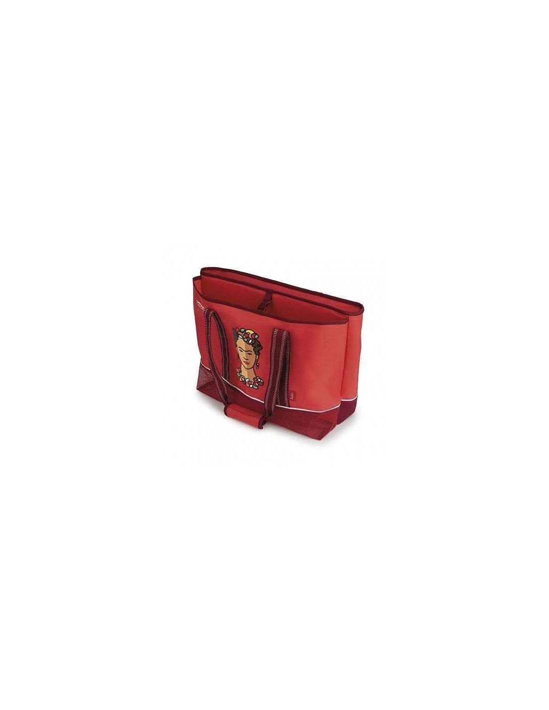 Jata Hogar HPOR7030 – Thermal Bag with Towel Holder, Medium Red