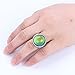 Mood Ring Classic Design Handmade Abstract Pattern Zinc Alloy Antique Sterling Silver Plated Round Shape Temperature Sensing Color Changing Stone Finger Big Rings for Women Men Fashion Unique RS044