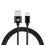 Urbo 2-in-1 Universal Reversible Charging Cable for Apple and Android (Lightning Connector + Micro USB Connector) in BLACK to Charge Phones, Phablets, Tablets, Cameras, E-Readers, GPS Devices and More