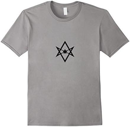 Men's Unicursal Hexagram Aleister Crowley T-Shirts 3XL Slate