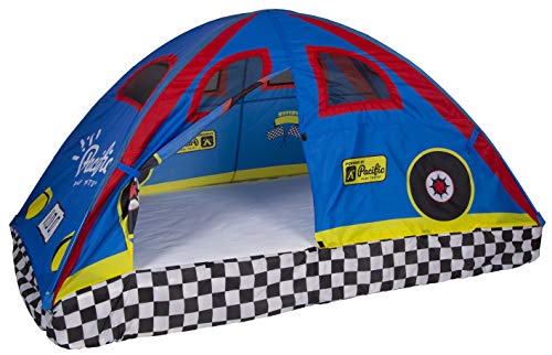 Pacific Play Tents 19710 Kids Rad Racer Bed Tent Playhouse - Twin